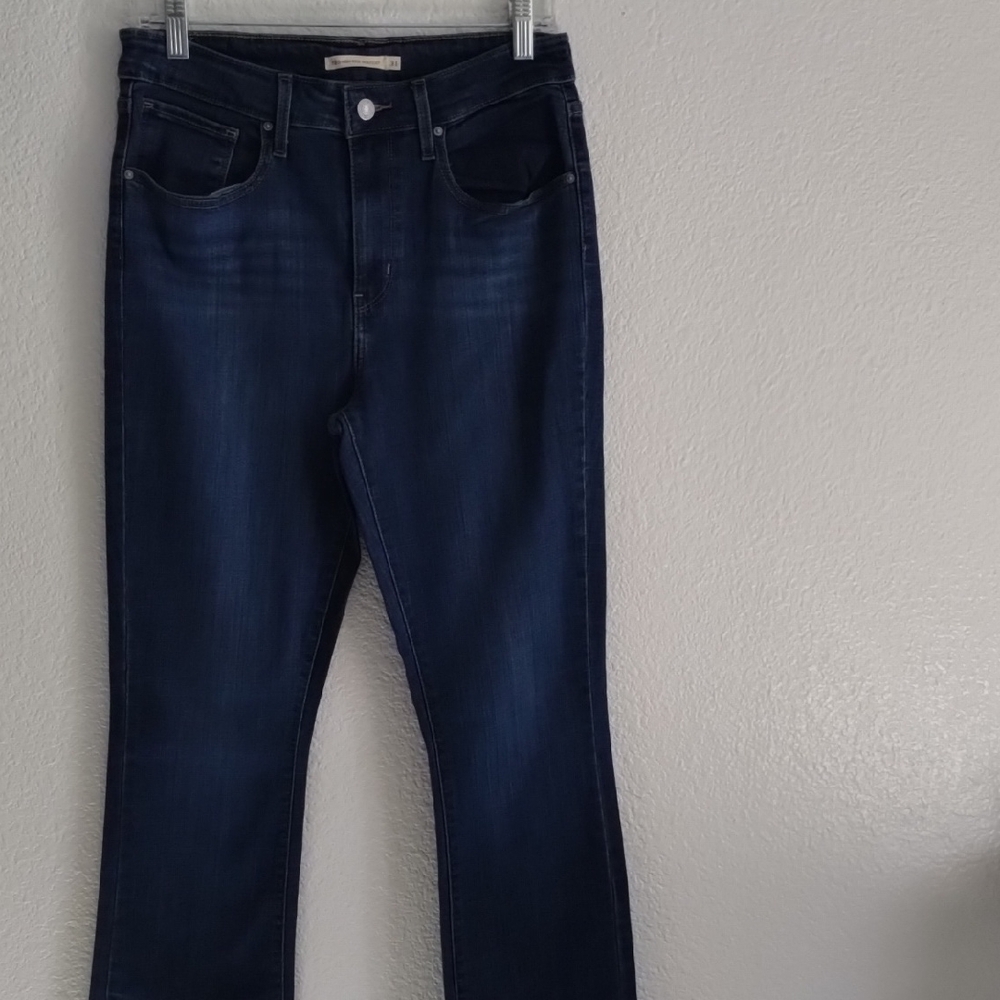 Stylish Women's Boot Cut Jeans - Deep Blue New no bullets never used